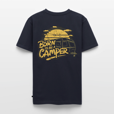 Born to be a Camper - Herren Camping T-Shirt - Navy