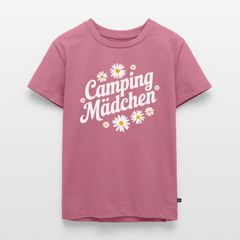 Camping Mädchen - Kinder Camping T-Shirt - Mauve