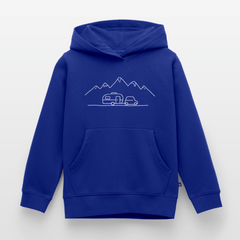 Keep it simple - Kinder Camping Hoodie - Royalblau