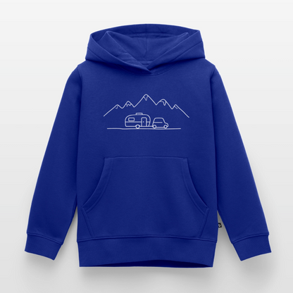 Keep it simple - Kinder Camping Hoodie - Royalblau