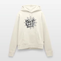 Camper in Winterpause - Damen Camping Hoodie - Naturweiß