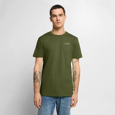 Sonne Wohnmobil Bier - Herren Camping T-Shirt - Khaki