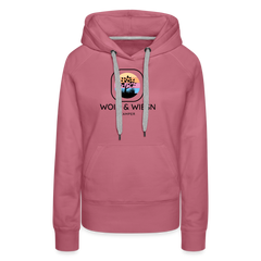 Woid & Wiesn Camper - Damen Camping Hoodie - Malve