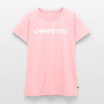 Camperin - Damen Camping T-Shirt - Rosa