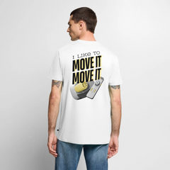 I like to move it - Herren Camping T-Shirt - Weiß