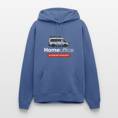 Vanlife Homeoffice - Herren Camping Hoodie - Taubenblau