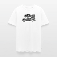 Camping Typografie - Herren Camping T-Shirt - Weiß