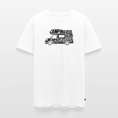 Camping Typografie - Herren Camping T-Shirt - Weiß