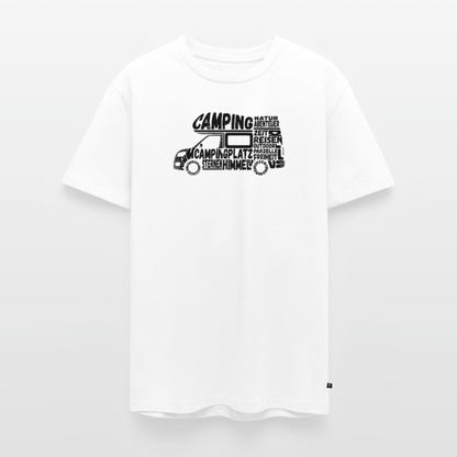 Camping Typografie - Herren Camping T-Shirt - Weiß