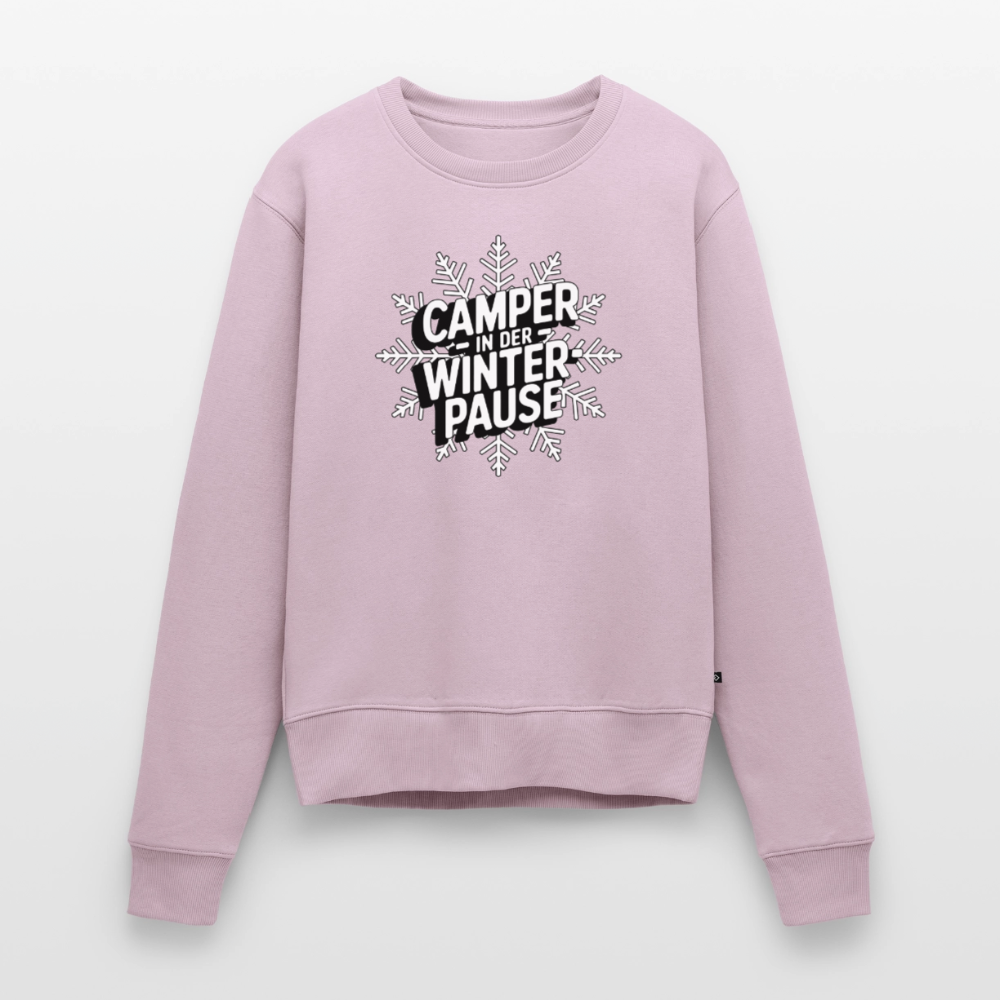 Camper in Winterpause - Damen Camping Sweatshirt - Altrosa