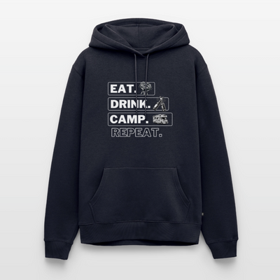 Eat Drink Camp - Herren Camping Hoodie - Wohnmobil - Navy