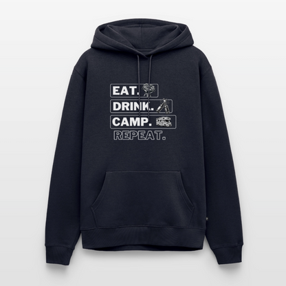 Eat Drink Camp - Herren Camping Hoodie - Wohnmobil - Navy