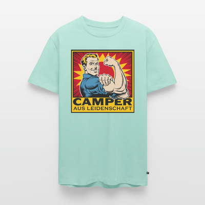Starke Camper- Herren Camping T-Shirt - Mint 