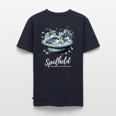 Camping Spülheld - Herren Camping T-Shirt - Navy