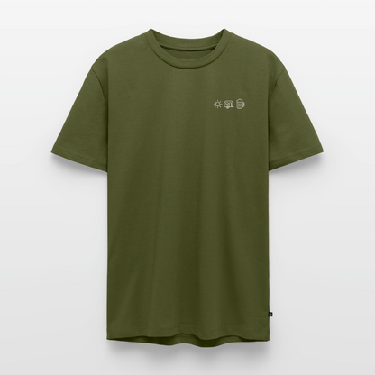 Sonne Wohnwagen Bier - Herren Camping T-Shirt - Khaki