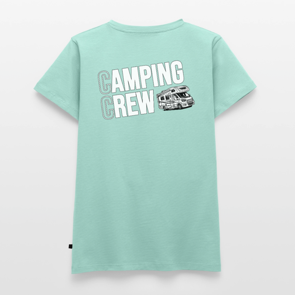 Wohnmobil Camping Crew - Damen Camping T-Shirt - Mint 