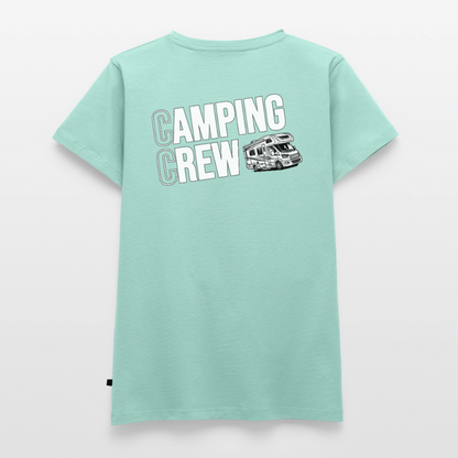 Wohnmobil Camping Crew - Damen Camping T-Shirt - Mint 