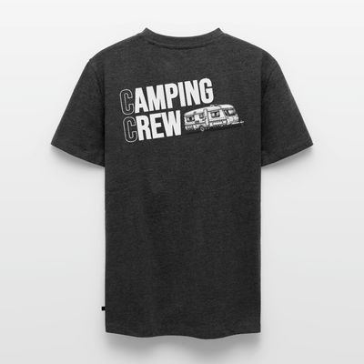 Wohnwagen Camping Crew - Herren Camping T-Shirt - Anthrazit meliert