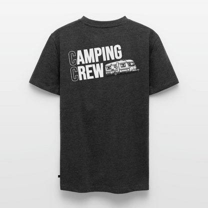 Wohnwagen Camping Crew - Herren Camping T-Shirt - Anthrazit meliert