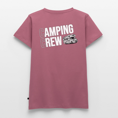 Wohnmobil Camping Crew - Damen Camping T-Shirt - Mauve