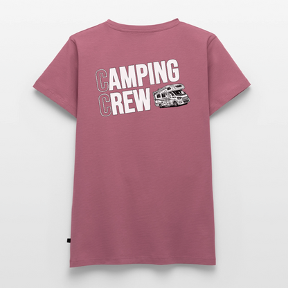 Wohnmobil Camping Crew - Damen Camping T-Shirt - Mauve