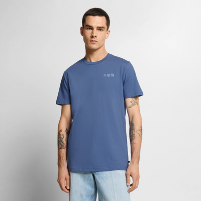 Sonne Wohnwagen Bier - Herren Camping T-Shirt - Taubenblau
