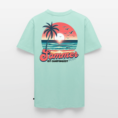 Sommer Campingzeit - Herren Camping T-Shirt - Mint 