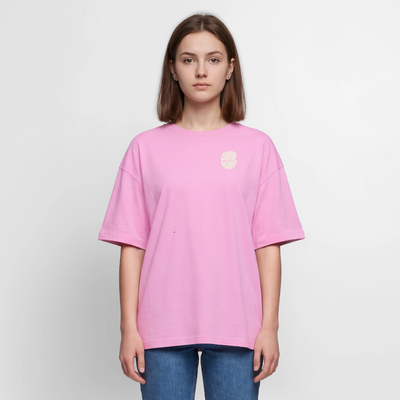 Camp More - Oversized Unisex T-Shirt - Verwaschenes Rosa