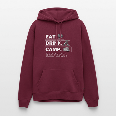 Eat Drink Camp - Herren Camping Hoodie - Wohnmobil - Burgunderrot