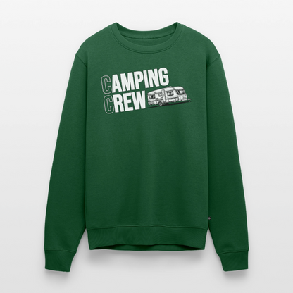 Wohnwagen Camping Crew - Herren Camping Sweatshirt - Flaschengrün