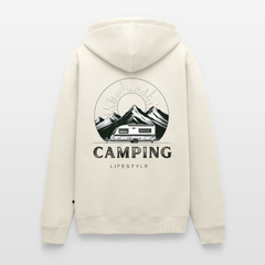 Camping Lifestyle - Herren Camping Hoodie - Naturweiß