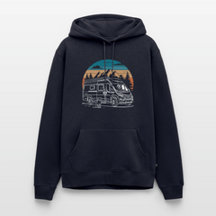 Vanlife mit Hund - Herren Camping Hoodie - Navy