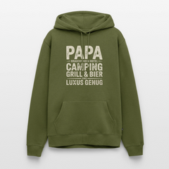 Väter sind Helden - Herren Camping Hoodie - Khaki