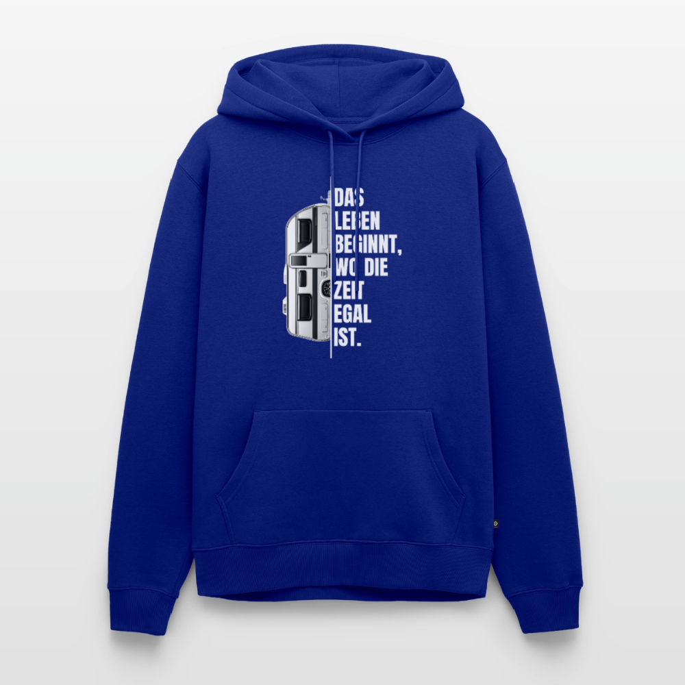 Camping ist Zeitlos - Herren Camping Hoodie - Wohnwagen - Royalblau