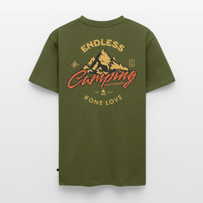 Endless Camping - Herren Camping T-Shirt - Khaki