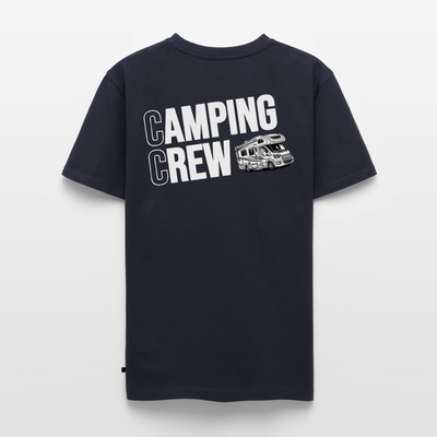 Wohnmobil Camping Crew - Herren Camping T-Shirt - Rückendruck - Navy