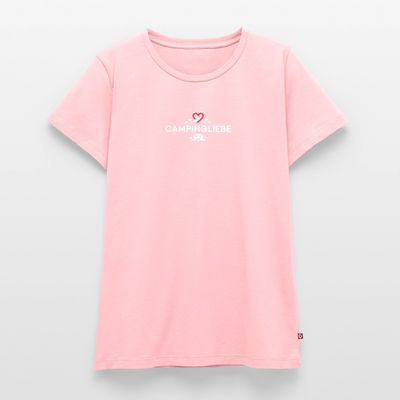 Wohnwagen Campingliebe - Damen Camping T-Shirt - Rosa