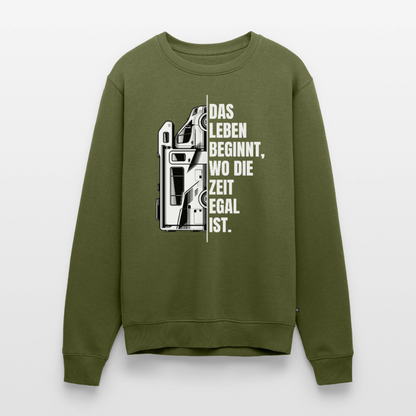 Camping ist Zeitlos - Herren Camping Sweatshirt - Vanlife - Khaki