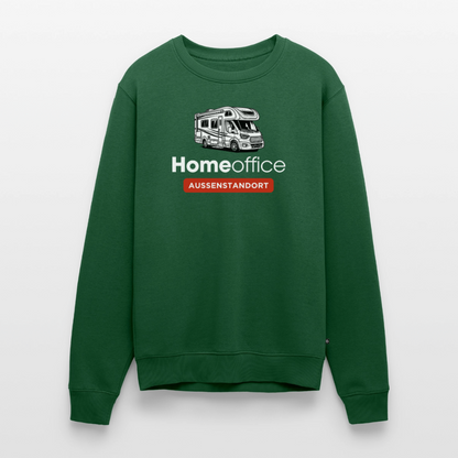 Wohnmobil Homeoffice - Herren Camping Sweatshirt - Flaschengrün