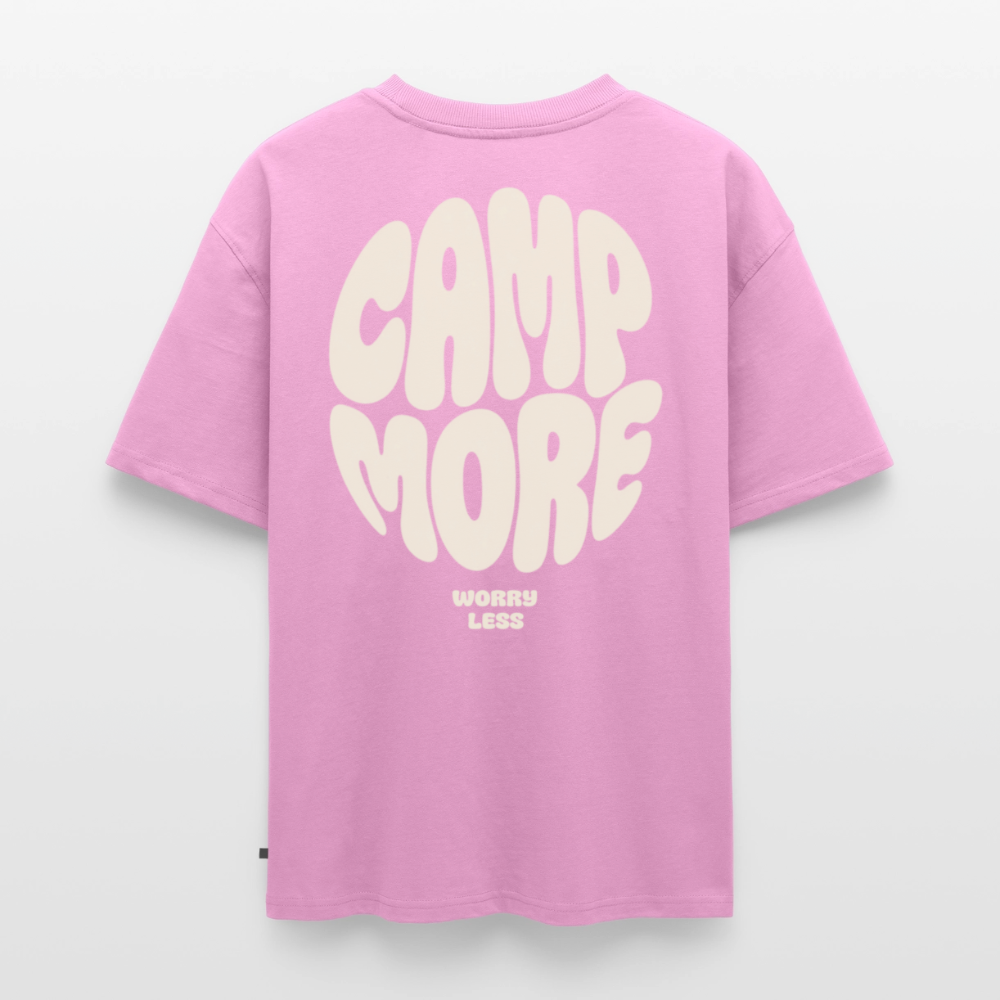 Camp More - Oversized Unisex T-Shirt - Verwaschenes Rosa