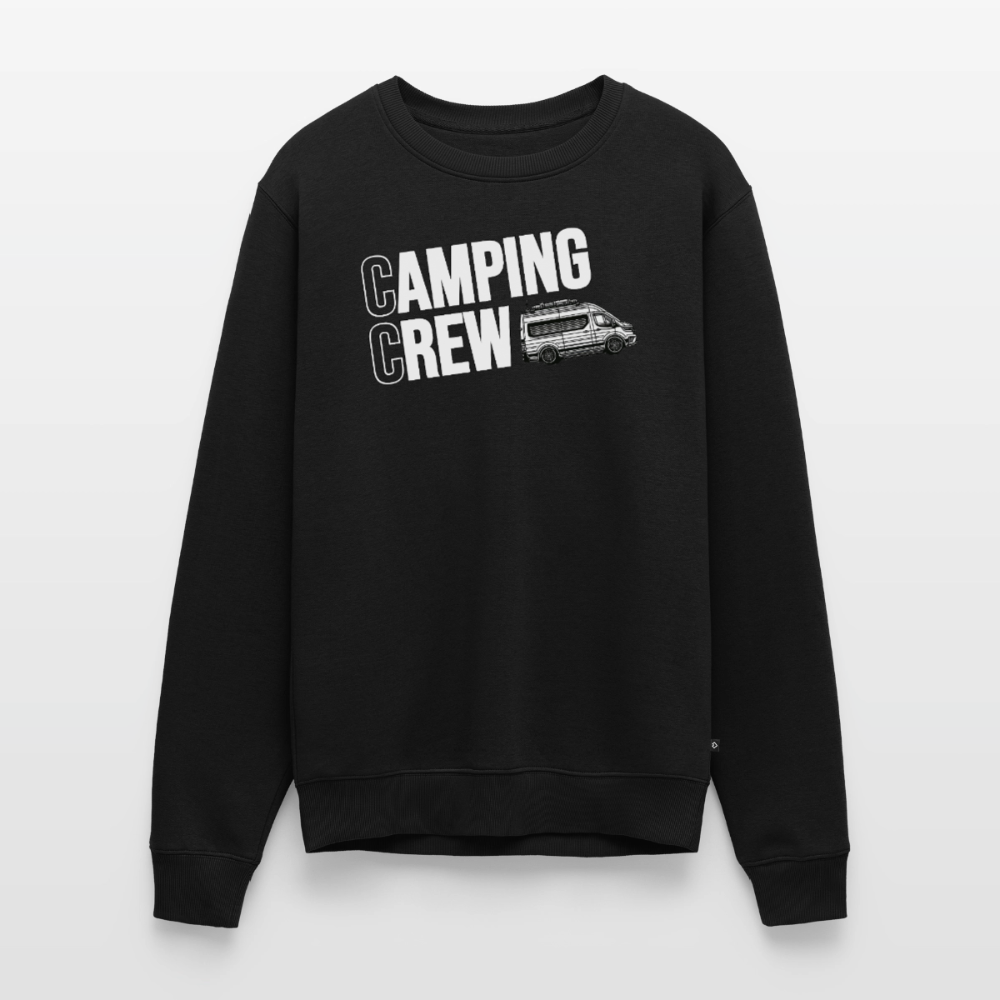 Vanlife Camping Crew - Herren Camping Sweatshirt - Schwarz