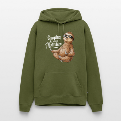 Camping ist Meditation - Herren Camping Hoodie - Khaki