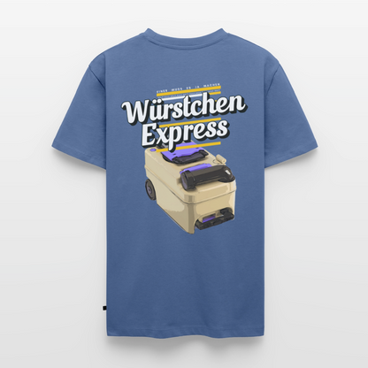Würstchen Express - Herren Camping T-Shirt - Taubenblau