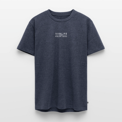 Vanlife statt Midlife Crisis - Herren Camping T-Shirt - Jeansblau 