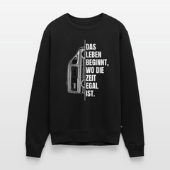 Camping ist Zeitlos - Herren Camping Sweatshirt - Vanlife - Schwarz