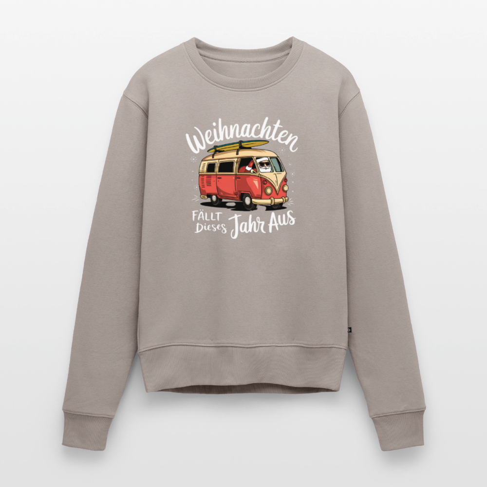Kein Weihnachten - Damen Camping Sweatshirt - Taupe