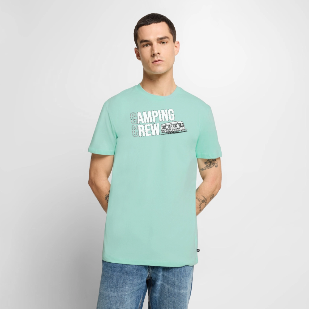 Wohnwagen Camping Crew - Herren Camping T-Shirt - Mint 