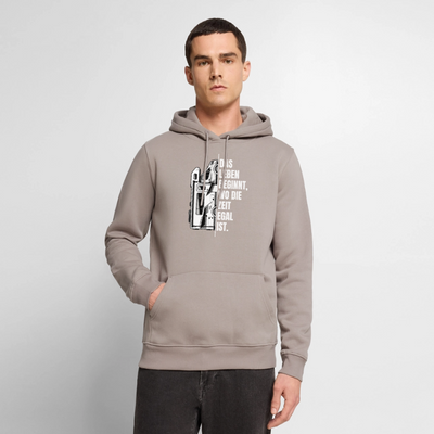 Camping ist Zeitlos - Herren Camping Hoodie - Wohnmobil - Taupe