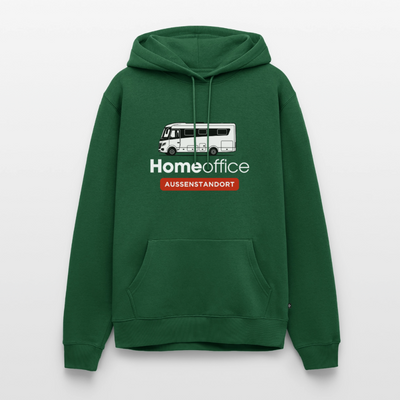 Vollintegriert Homeoffice - Herren Camping Hoodie - Flaschengrün
