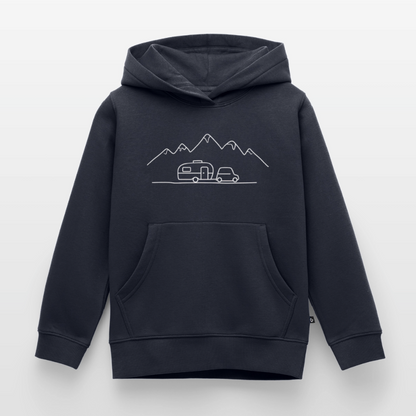 Keep it simple - Kinder Camping Hoodie - Navy